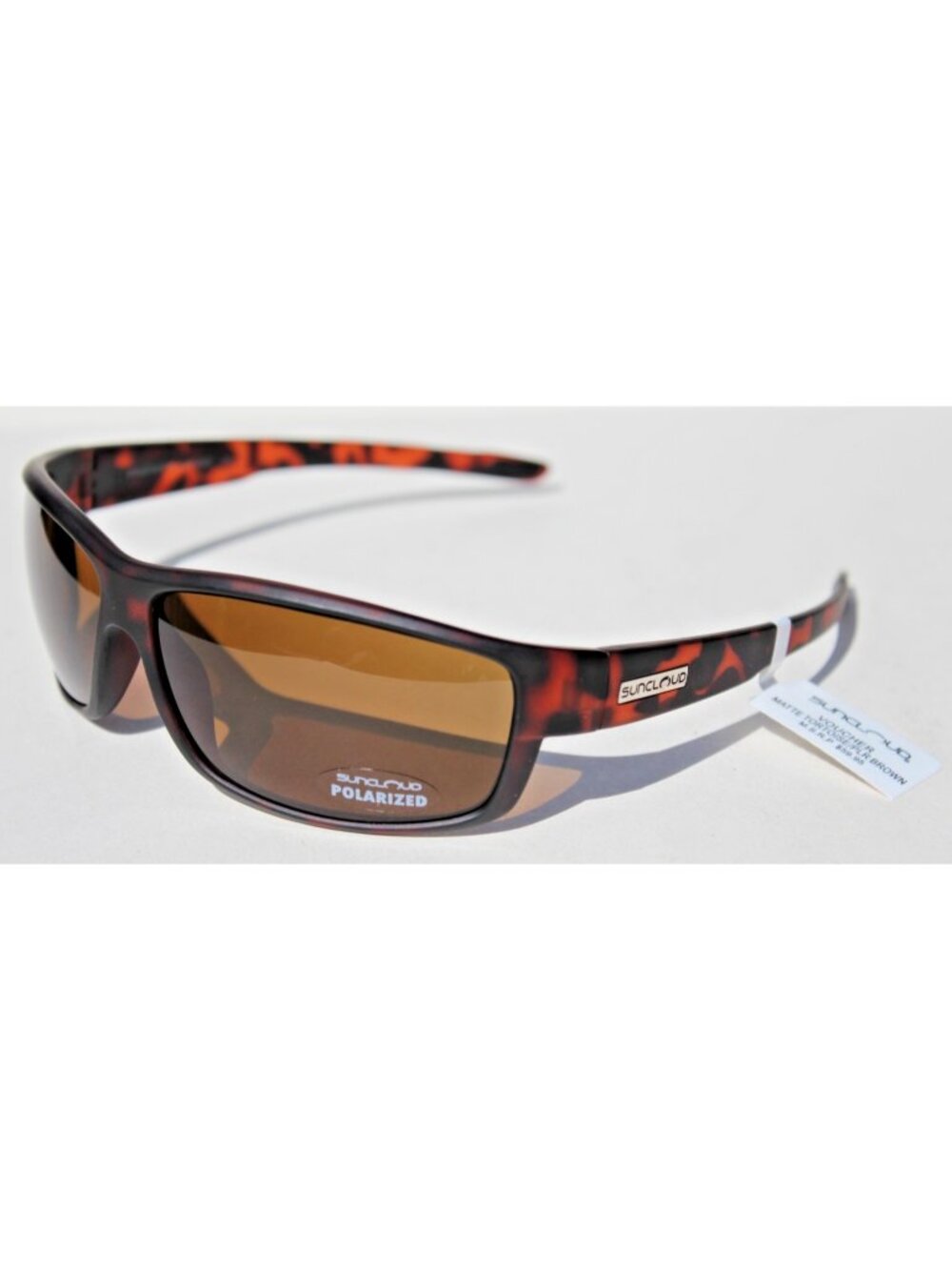 SUNCLOUD Voucher POLARIZED Sunglasses Matte Tortoise/Brown NEW Smith $60